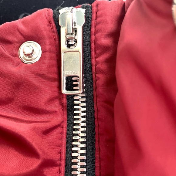 NWT Gucci GG parachute padded colour-block jacket Size 42 - Picture 8 of 16